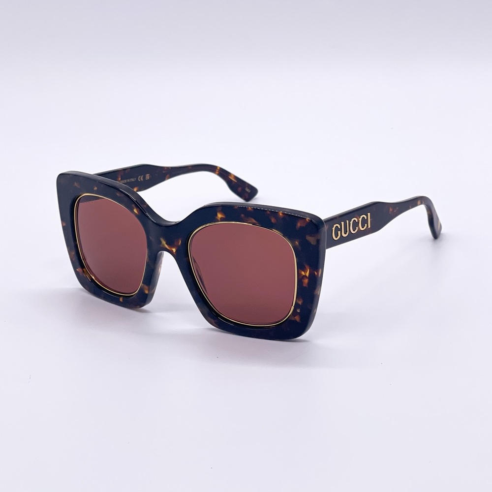 NEW GUCCI WOMEN BROWN SUNGLASSES GUCCI GG1151S 003 - Picture 3 of 9